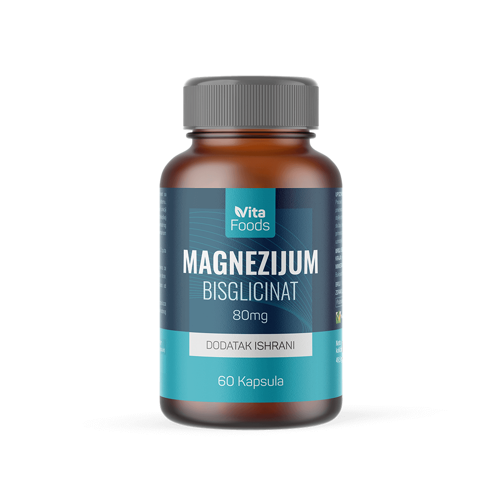 Magnezijum Bisglicinat 80mg Vitafoods rs
